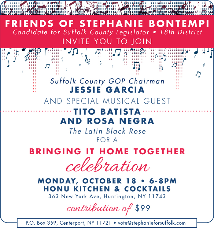 Stephanie Bontempi event on October 18th